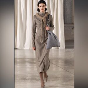 Zara wool blend dress zw collection